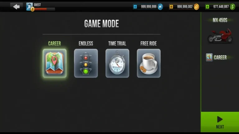 Career Mode Traffic Rider apk